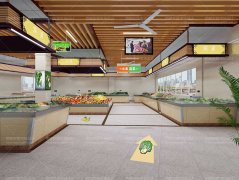 農貿市場改造針對市場平面布局解決方案